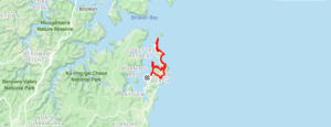 Lachlan Soper Pittwater Map
